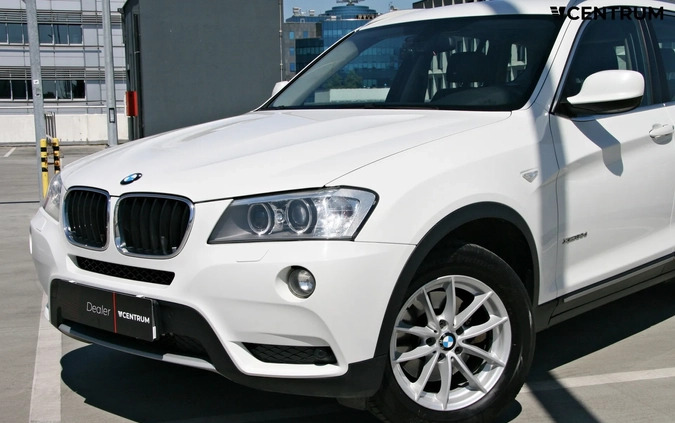 BMW X3 cena 59900 przebieg: 203800, rok produkcji 2013 z Sławno małe 106